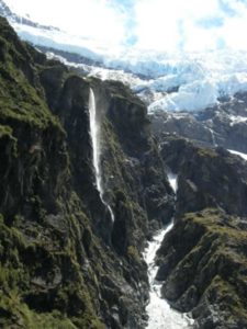 Waterfall Rob Roy Glacier